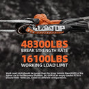 Synthetic Soft Shackles 1/2in x 22in - 48,300 Lbs - 2 PCS-5