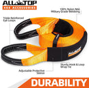 100% Nylon Recovery Tow Strap - 4in x 30ft - 46,500 Lbs-4