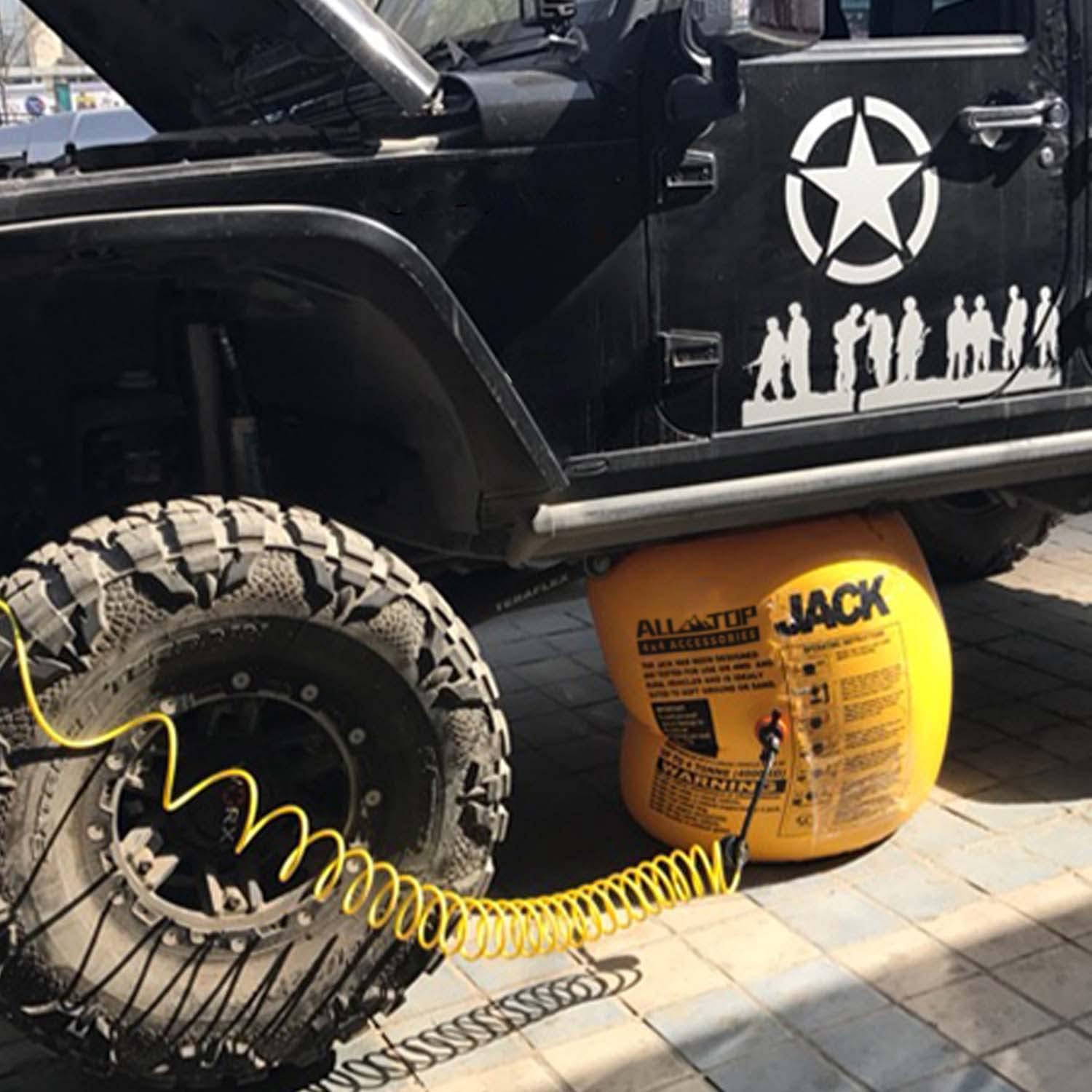 Off-Road Exhaust Air Jack - 8,800 Lbs - 31 inch Lift Height