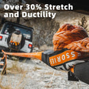 Kinetic Recovery Rope - 1in x 30ft - 48,000 Lbs - Orange-5