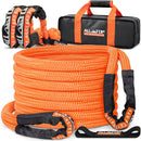 Kinetic Recovery Rope - 1in x 30ft - 48,000 Lbs - Orange w/ Shackles-1