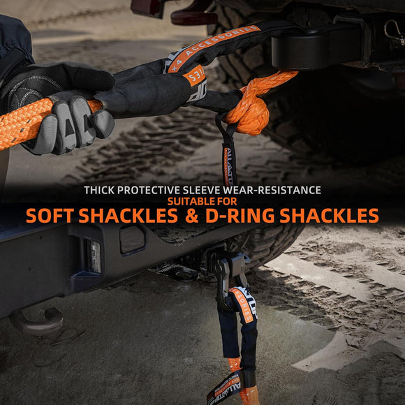 Kinetic Recovery Rope (Reflective) - 1in x 30ft - 48,000 Lbs - Orange