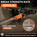 Kinetic Recovery Rope - 1in x 30ft - 48,000 Lbs - Gray-2