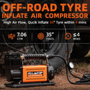 Air Compressor Kit - 150PSI - 7.06ft³/Min - 12V DC-7