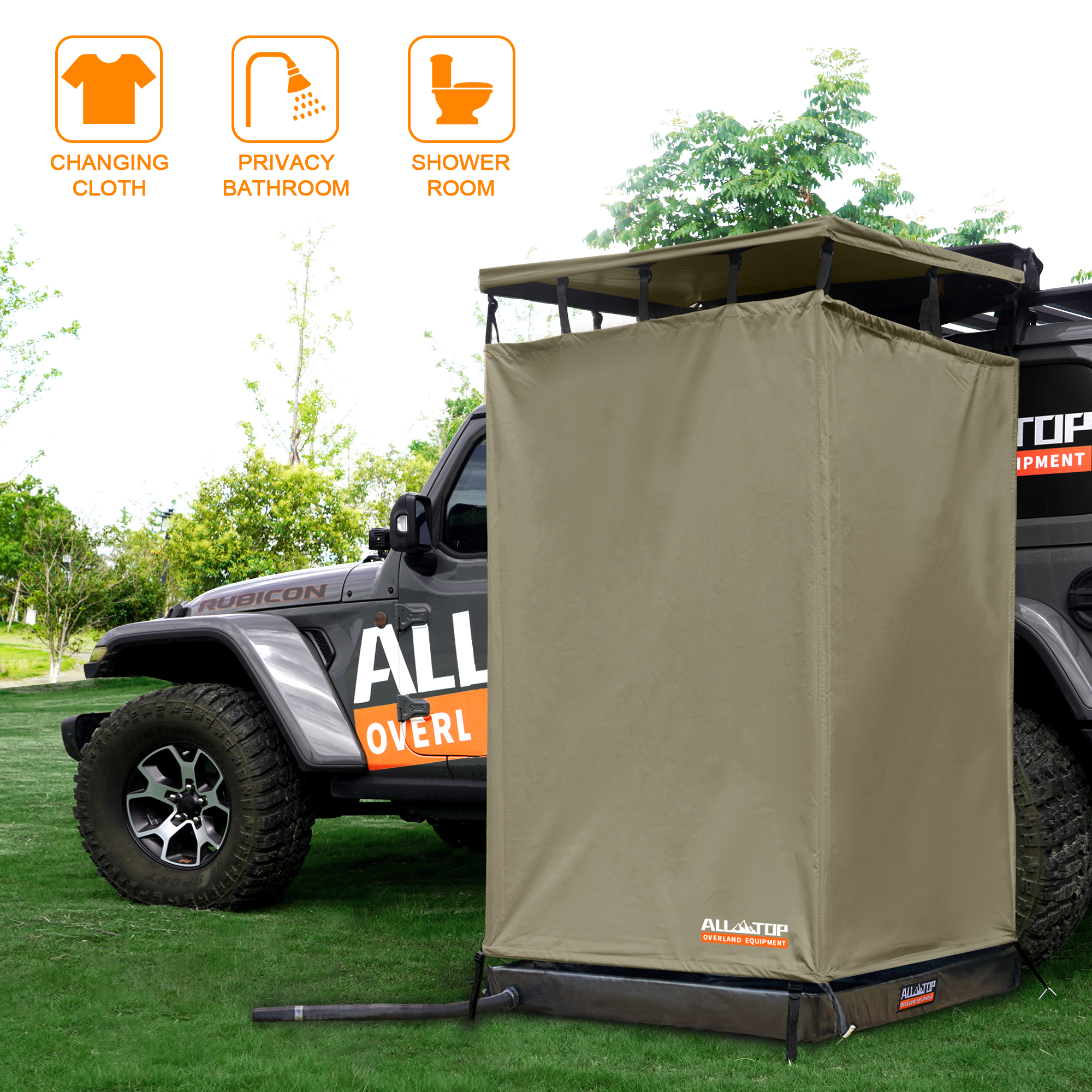 shower tent awning Rooftop Awning Shower Room / Restroom