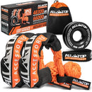 Soft Shackles + Recovery Ring Set: 2PCS x 48,300 Lbs Shackles +  Recovery Ring-1