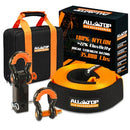 Recovery Strap Kit w/ Hitch Receiver & Shackles: Strap 3in x 20ft - 35,000 Lbs-1