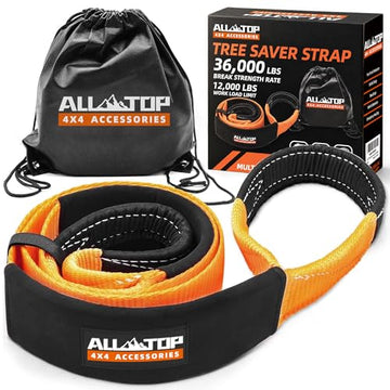 Tree Saver, Winch Extension Strap - 3in x 8ft - 32,000 Lbs