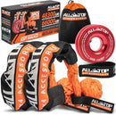 Soft Shackles + Recovery Ring Set: 2PCS x 48,300 Lbs Shackles +  Recovery Ring（Red）-1