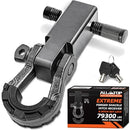 Extreme Forged Shackle Hitch Receiver w/Trailer Lock - 79300Lbs MBS 11000Lbs WLL-1