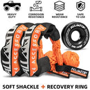 Soft Shackles + Recovery Ring Set: 2PCS x 48,300 Lbs Shackles +  Recovery Ring-2