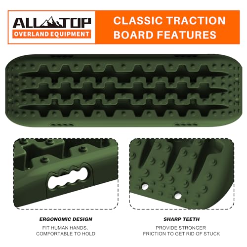 2PCS Recovery Traction Boards 3rd Gen (Army Green)