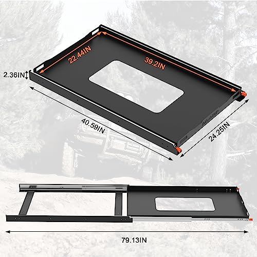 Fridge Slide 40 inch - Black