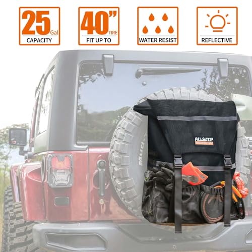 Spare Tire Trash Bag - Carbon Black