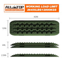2PCS Recovery Traction Boards & Mounting Kit, 3rd Gen (Army Green)-2