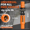 Adjustable Auto-Stop Air-Down Deflator, 10-30 PSI, 8PCS(Orange)-2