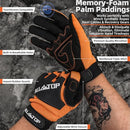 ALL-TOP 4x4 Work Gloves Orange-2