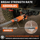 Kinetic Recovery Rope - 1in x 30ft - 48,000 Lbs - Gray-2