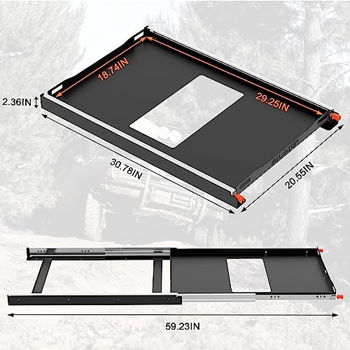 Fridge Slide 30 inch - Black