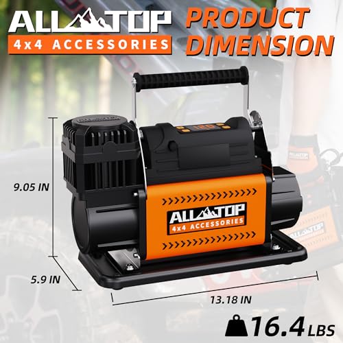 Air Compressor Kit w/LCD Control Panel -150PSI - 7.06 ft³/Min - 12V DC