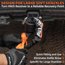 Soft Shackle Hitch Mount for 2" Receiver w/ Pin-3