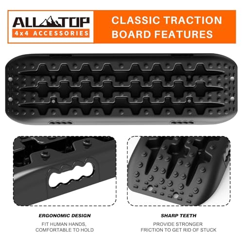 2PCS Recovery Traction Boards 3rd Gen (Black)