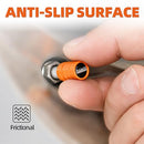 ALL-TOP Tire Valve Stem Cap Kit(5 Valve caps / Orange)-3