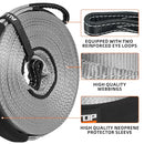 Winch Extension Strap - 2in x 65.6ft - 11,000 Lbs（Grey）-3
