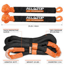 Kinetic Recovery Rope Kit w/ 2 Soft Shackles - 1.5in x 30ft - 83000Lbs - Black-3