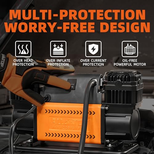 Air Compressor Kit Dual Cylinder - 12.35 ft³/Min - 12V DC