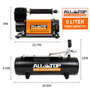 Air Compressor Kit w/ 6L Tank -150PSI - 7.06ft³/Min - 12V DC-4