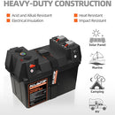 Portable Battery Box w/ Build-in Ports & Plugs, Battery Not Included-5