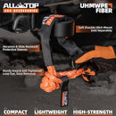 Soft Shackles + Recovery Ring Set: 2PCS x 66,200 Lbs Shackles +  Recovery Ring（red）-5