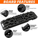 2Pcs Recovery Board with build-in Jack Base & Mounting Kit (Black)-5