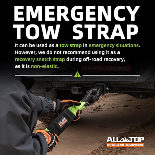Tree Saver, Winch Extension Strap - 3in x 8ft - 32,000 Lbs（Green）