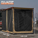 Awning Room with Floor  8.2' x 8.2' - Black Coating-6