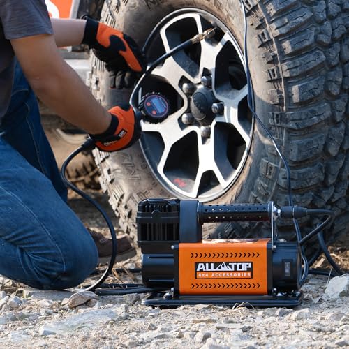 Air Compressor Kit w/ Digital Pressure Gauge- 150PSI - 7.06ft³/Min - 12V DC