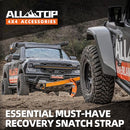 100% Nylon Recovery Tow Strap - 4in x 20ft - 46,500 Lbs-6