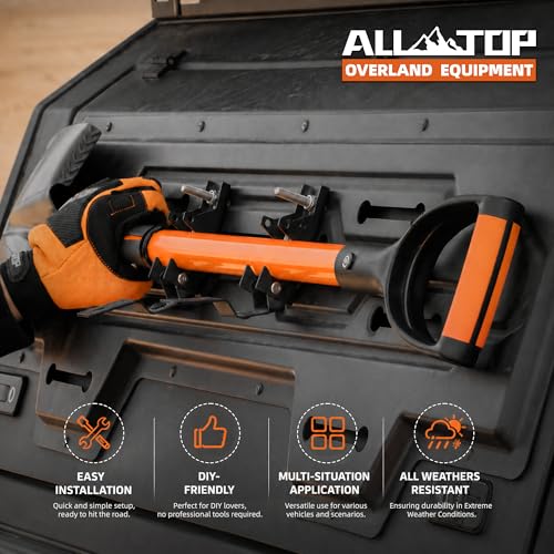 ALL-TOP Shovel Holder Mount for Truck (Pair)