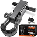 Extreme Forged Shackle Hitch Receiver w/Trailer Lock - 79300Lbs MBS 11000Lbs WLL-8