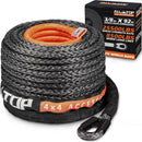 Synthetic Winch Rope Cable - 3/8" x92ft - 25500LBS-7