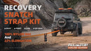 Recovery Strap Kit w/ Hitch Receiver & Shackles: Strap 3in x 20ft - 35,000 Lbs-7