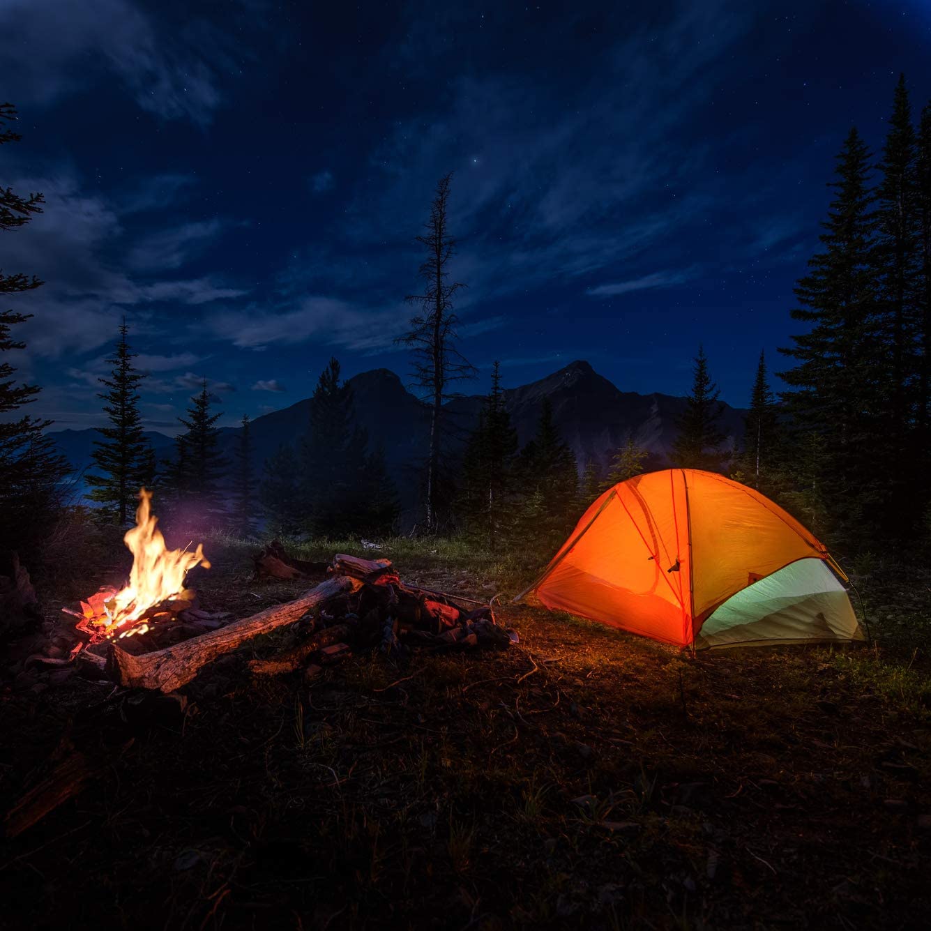 Waterproof Flexible Camping Light Strip, 1300 Lumen - Dimmable Amber