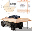 Rooftop Vehicle Awning 270 Degree- 8.2ft-4