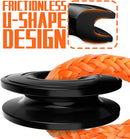 Soft Shackles + Recovery Ring Set: 2PCS x 48,300 Lbs Shackles +  Recovery Ring-3