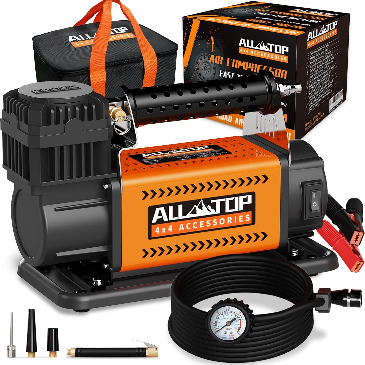 Air Compressor Kit - 150PSI - 7.06ft³/Min - 12V DC