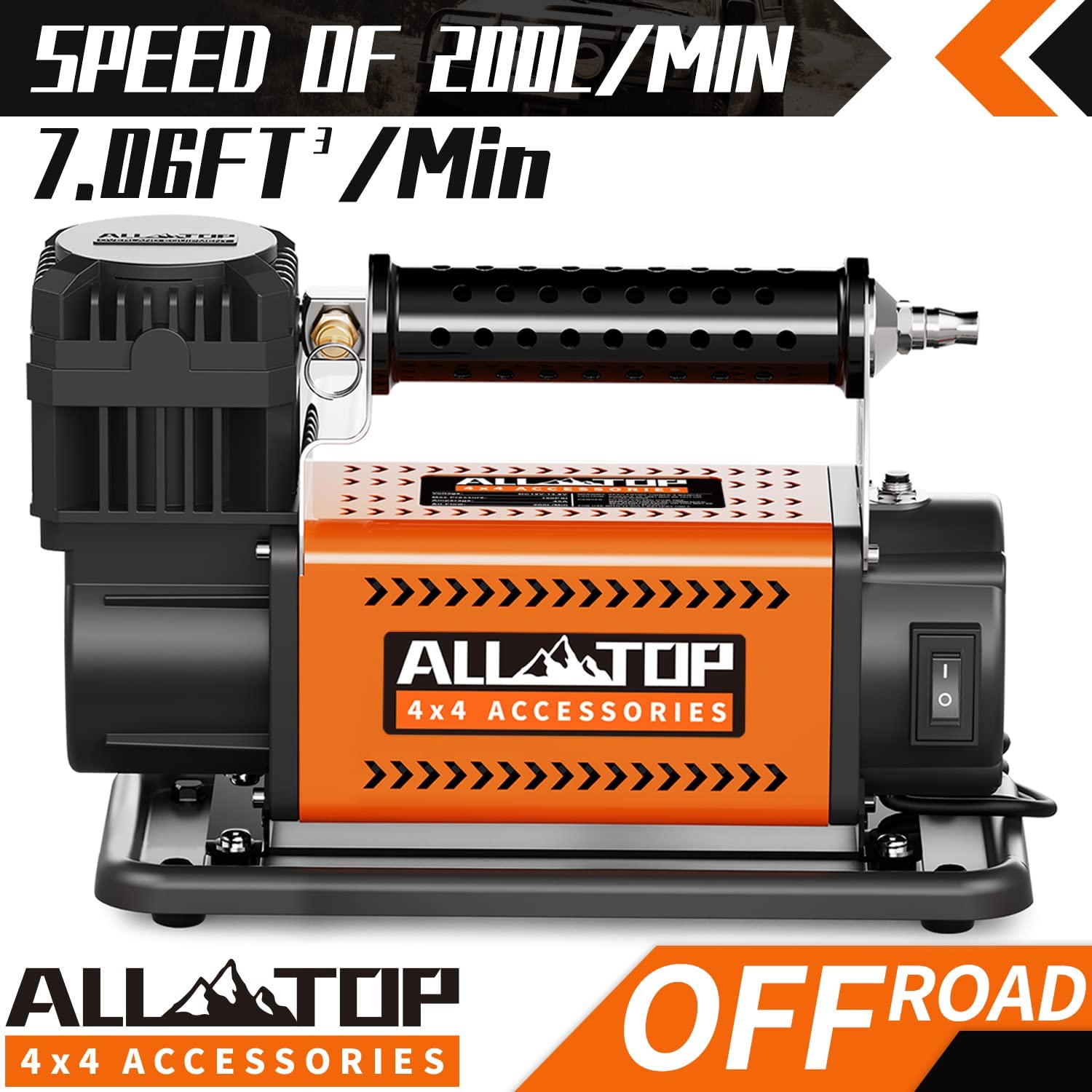 Air Compressor Kit - 150PSI - 7.06ft³/Min - 12V DC